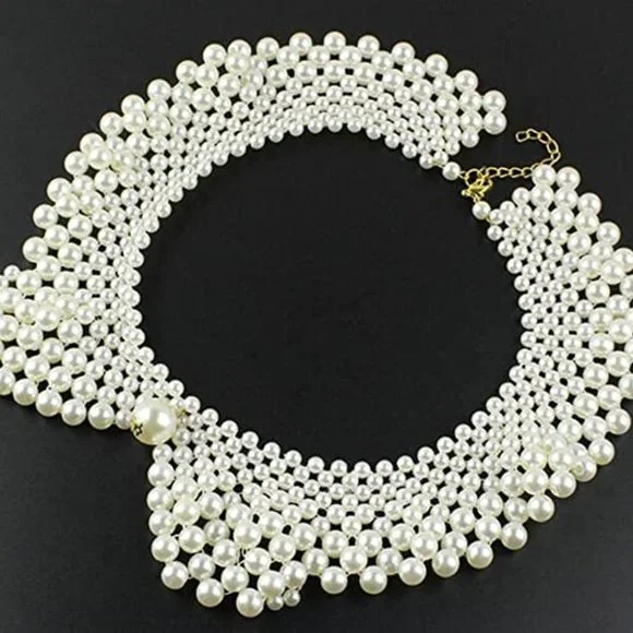 PEARL COLLAR NECKLACE - Picture 1 of 4